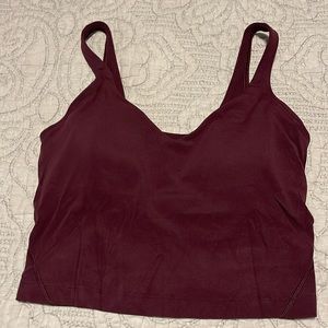 Lululemon align tank size 6 in maroon